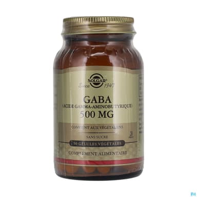 SOLGAR GABA 500MG GELUL VEG 50