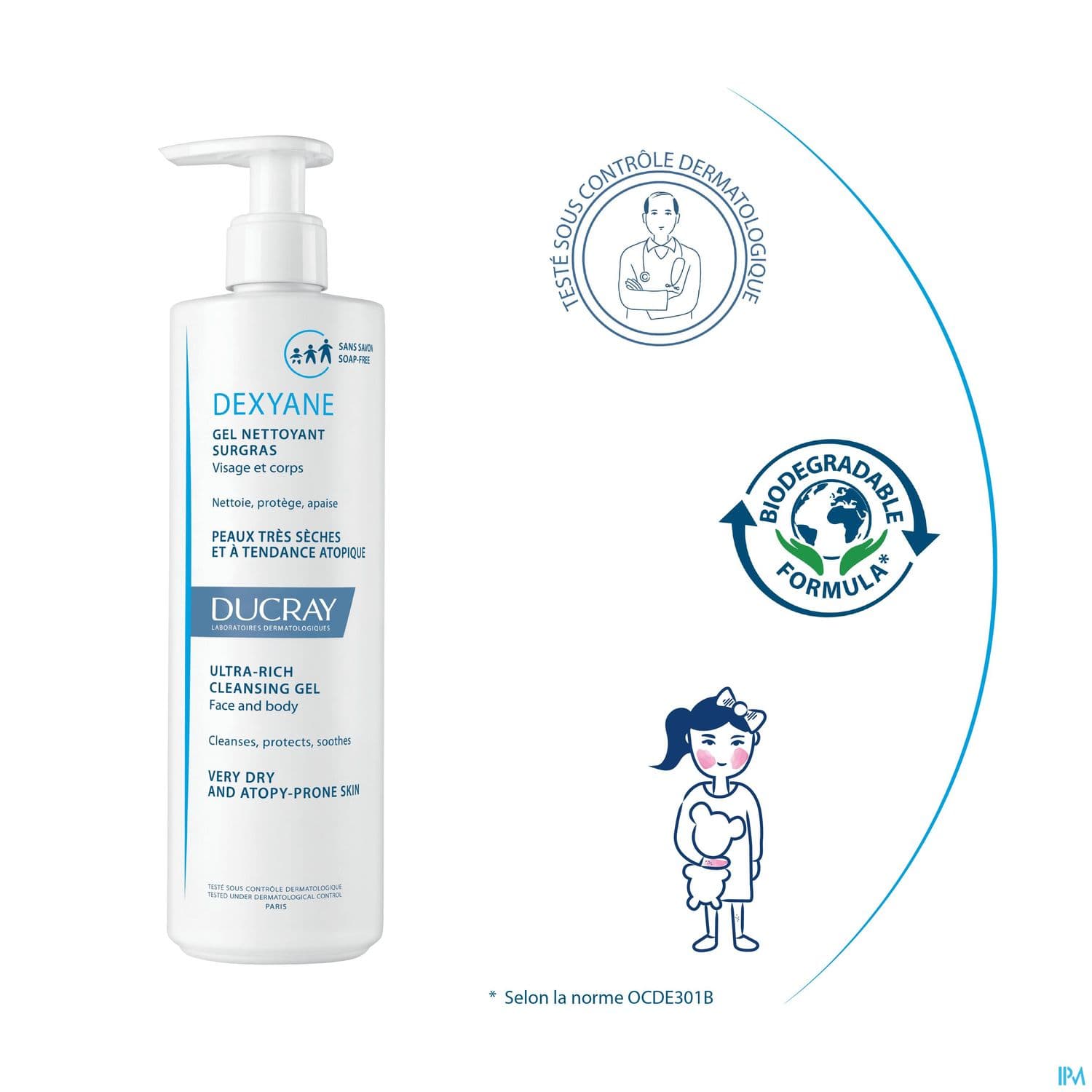 DUCRAY DEXYANE GEL NETT SURG 400ML