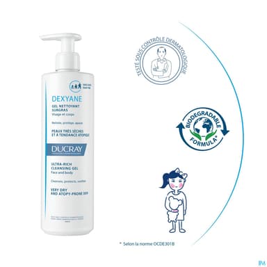 DUCRAY DEXYANE GEL NETT SURG 400ML