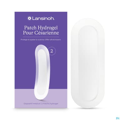 Lansinoh Patch Hydrogel Cesarienne Apaisant Et Cicatrisant 1