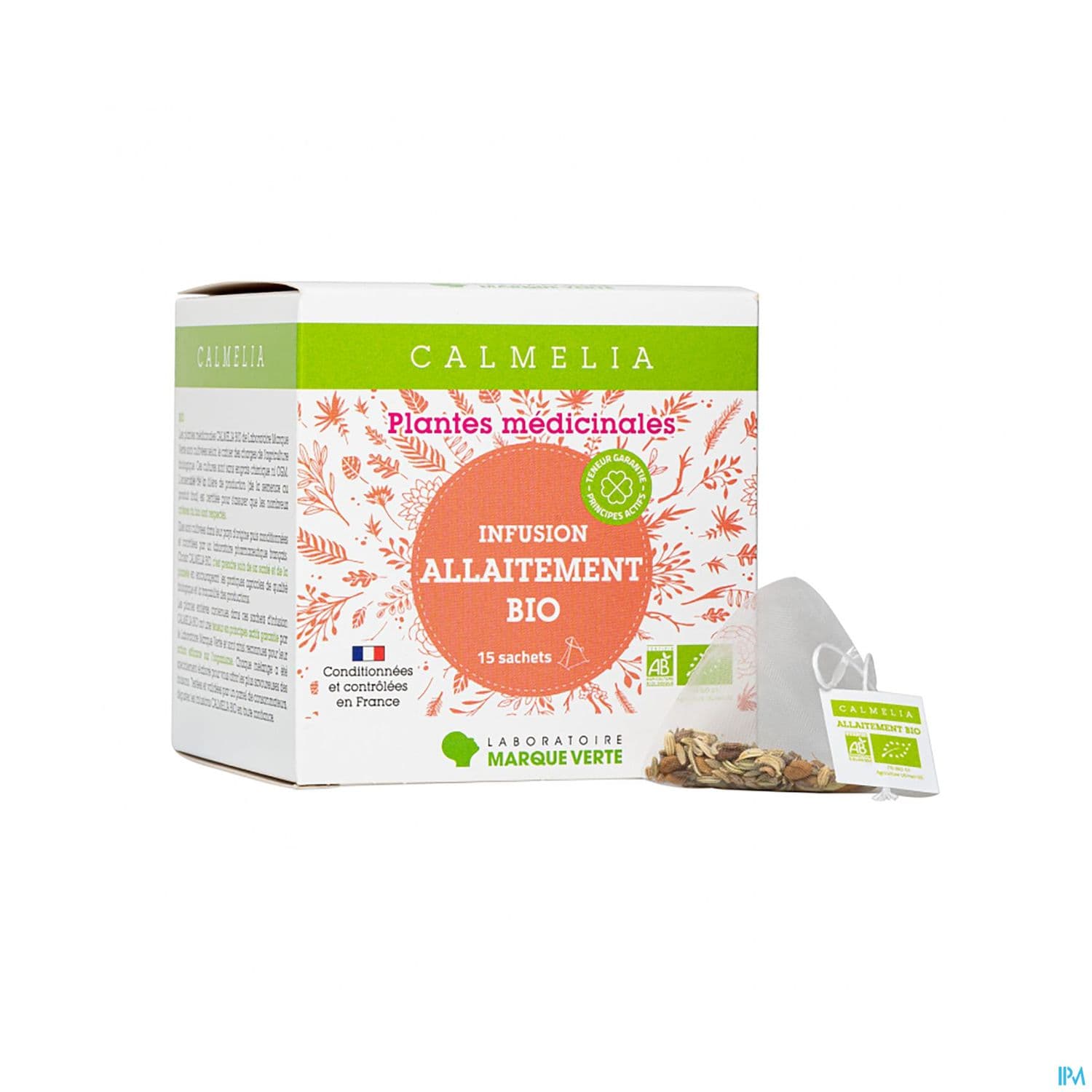 Marque Verte Calmelia Bio Infusion Allaitement Sachet 15