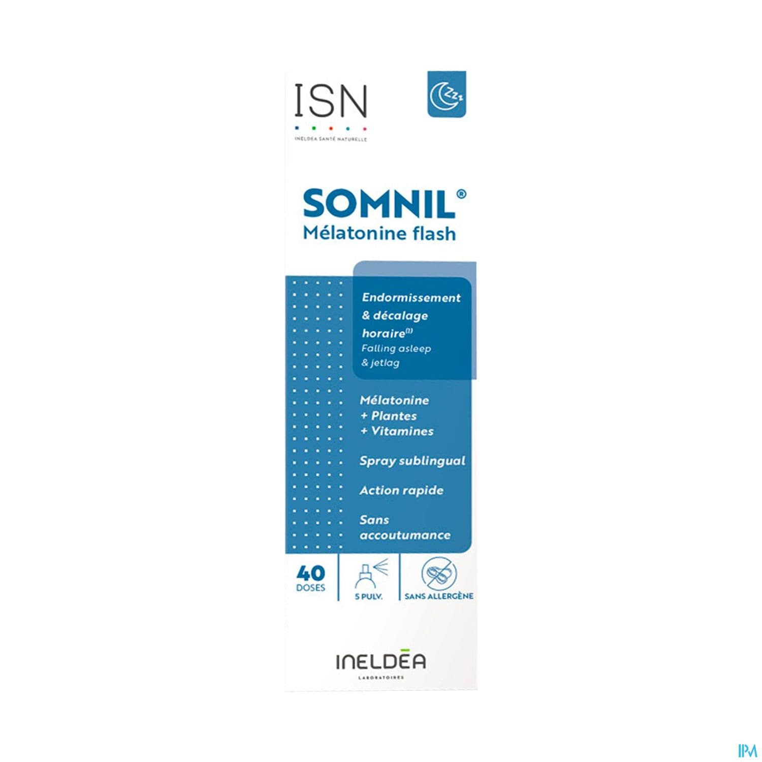 Ineldea Isn Somnil Melatonine Flash Spray Sublingual 20ml