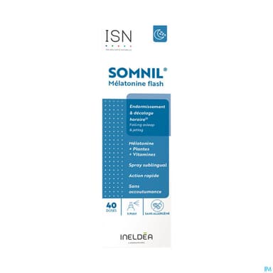 Ineldea Isn Somnil Melatonine Flash Spray Sublingual 20ml