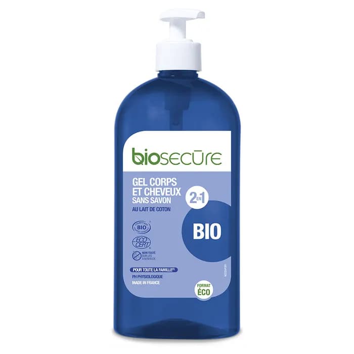 Biosecure Gel Corps Et Cheveux 2en1 500ml