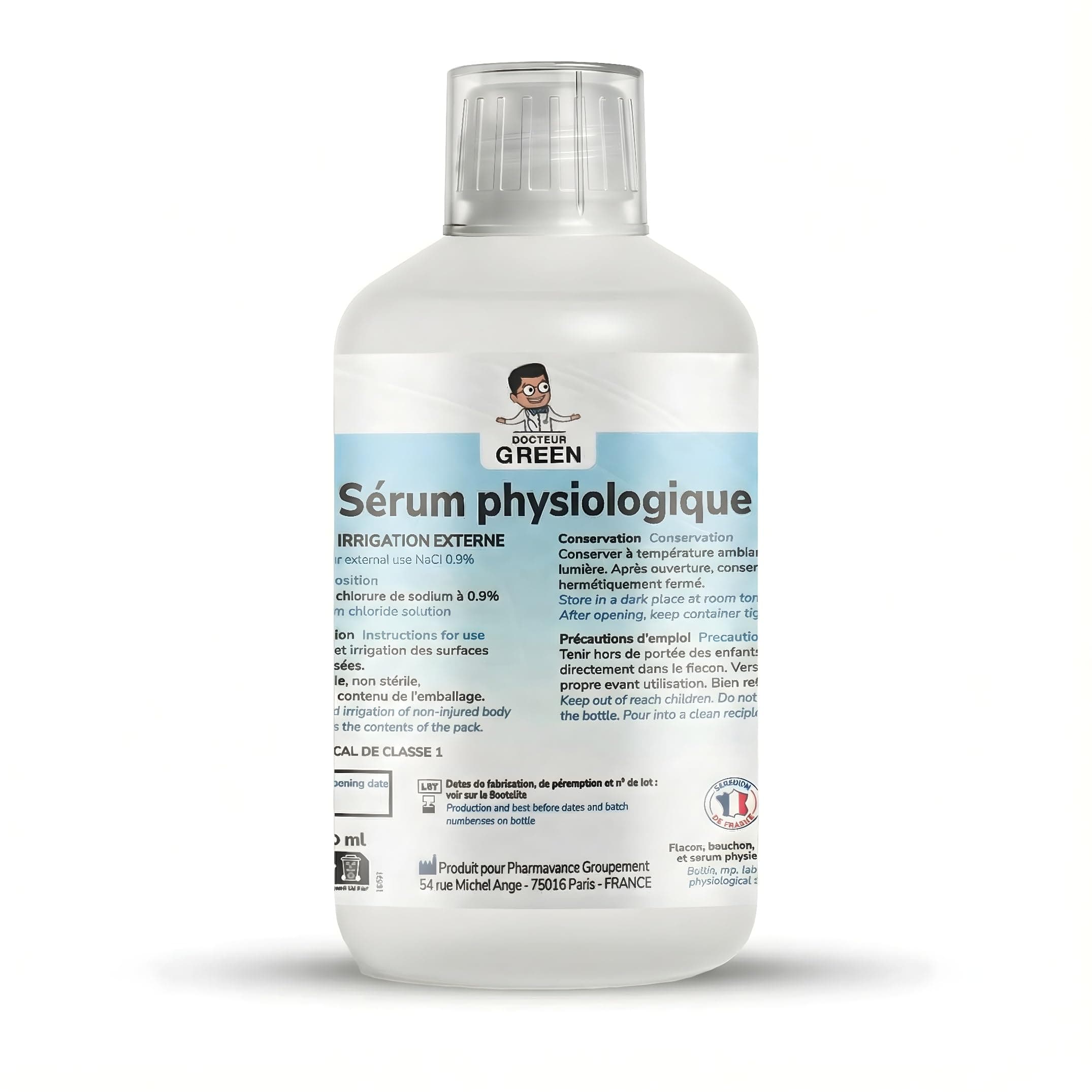 Dr Green Serum Physiologique 500ml — Pharmacie Pharmavance Trappes