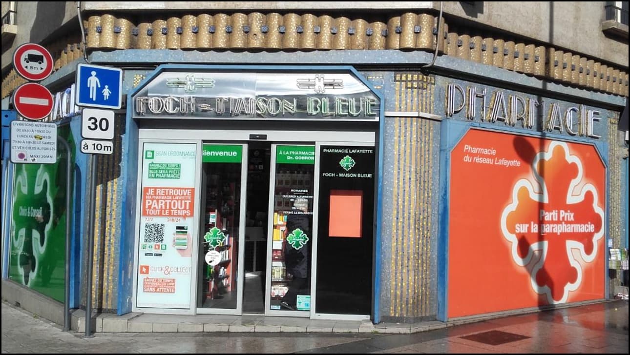 Pharmacie Lafayette Foch Maison Bleue