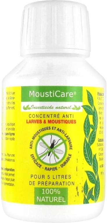 Mousticare Concentre Anti Larves Moustiques 100ml — Pharmacie Palm Beach