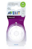 TETINE AVENT NATUR DEBIT LENT/2 X2 — Pharmacie grande armée Marseille