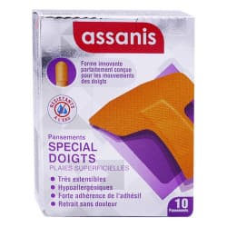 ASSANIS PANS SPECIAL DOIGT X10 — Pharmacie Pharmagreen Boucicaut