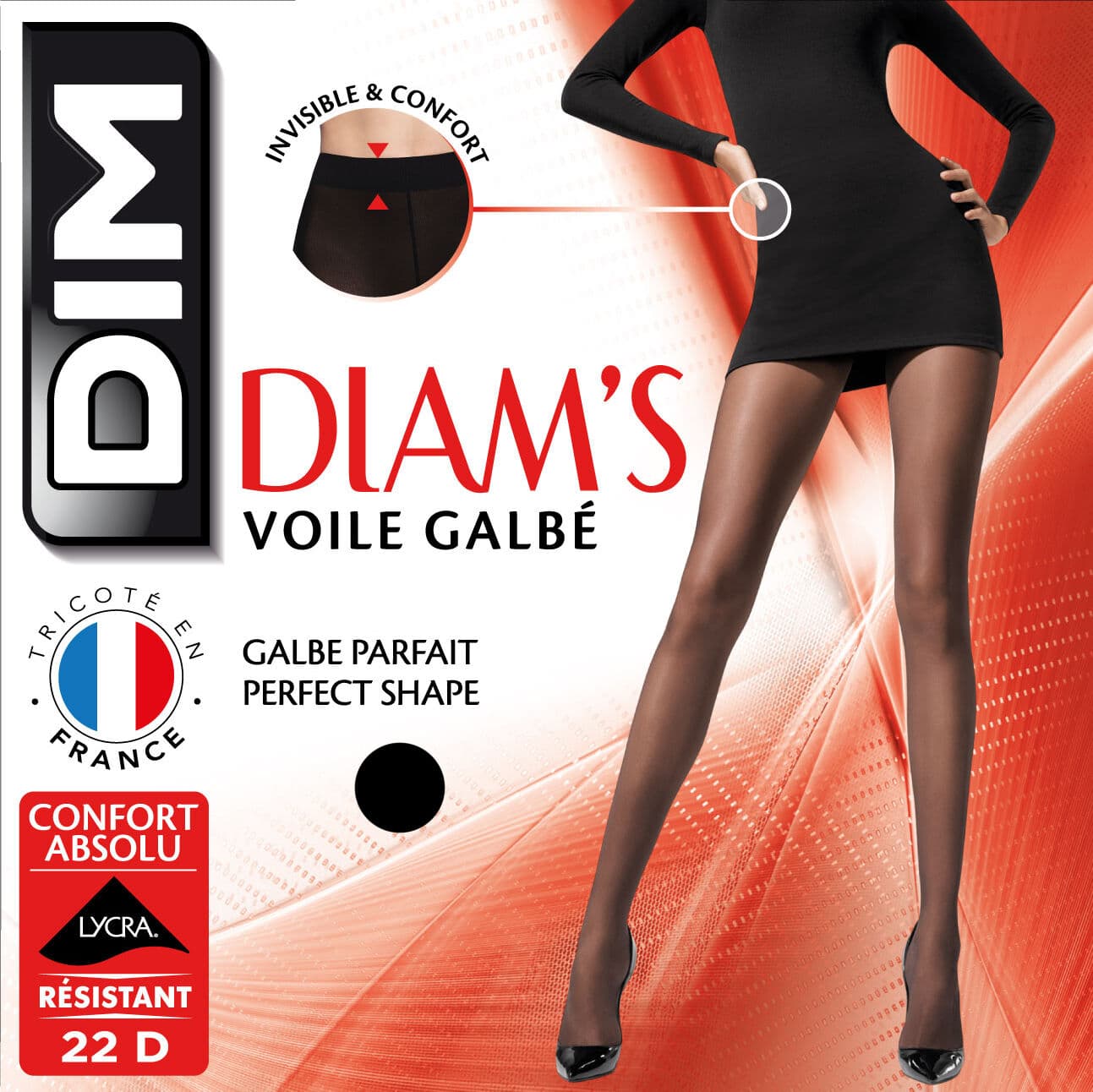 DIM COLL DIAMS VOILE GALB NOIR T3 — Pharmacie Cannes Riviera