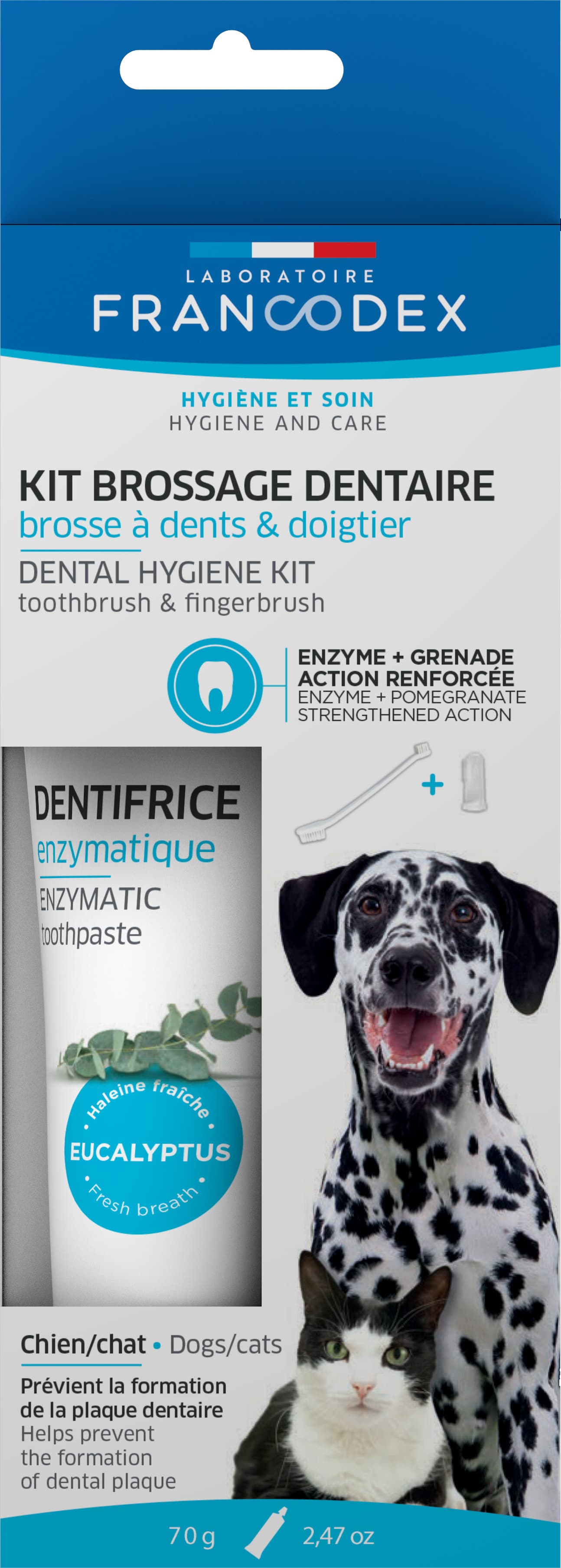 Francodex Kit Brossage Dents Chien — Pharmacie du Grand Vitrolles