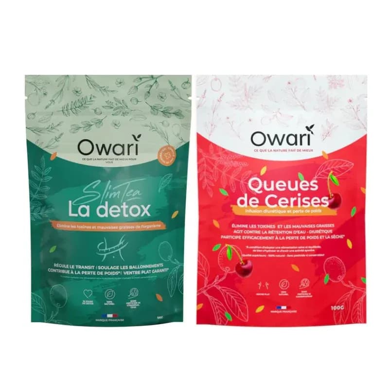 OWARI DUO SLIMTEA + QUEUE CERISE — Pharmacie Apothical Nanterre Université