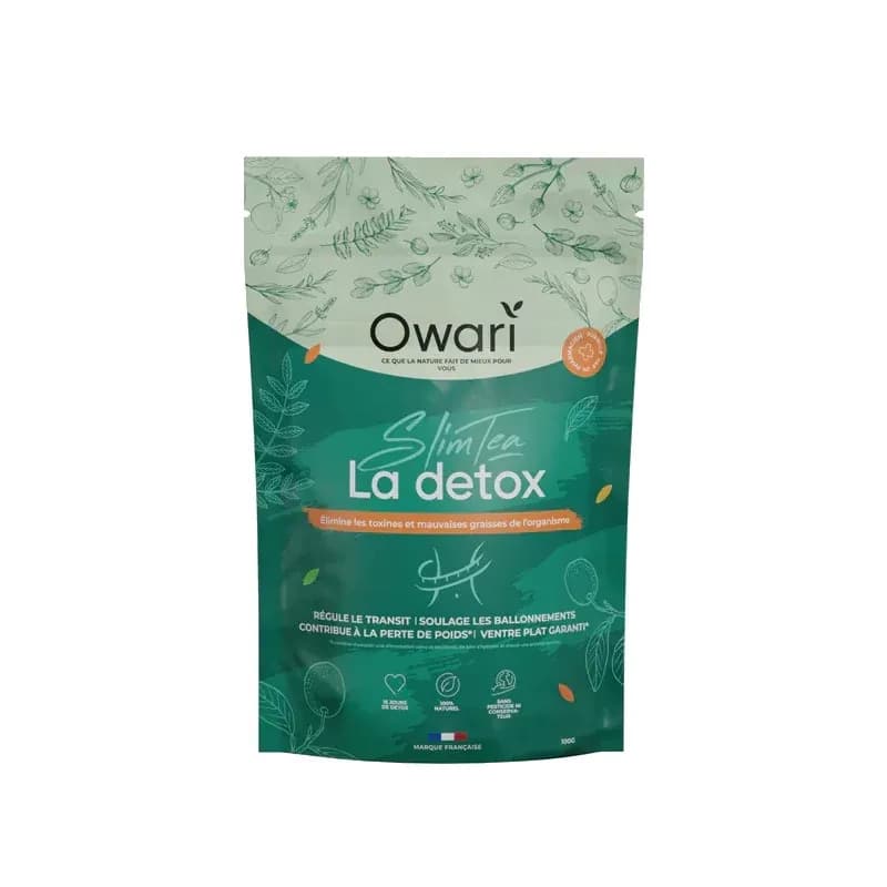 OWARI SLIMTEA LA DETOX 50G — Pharmacie des Couronneries