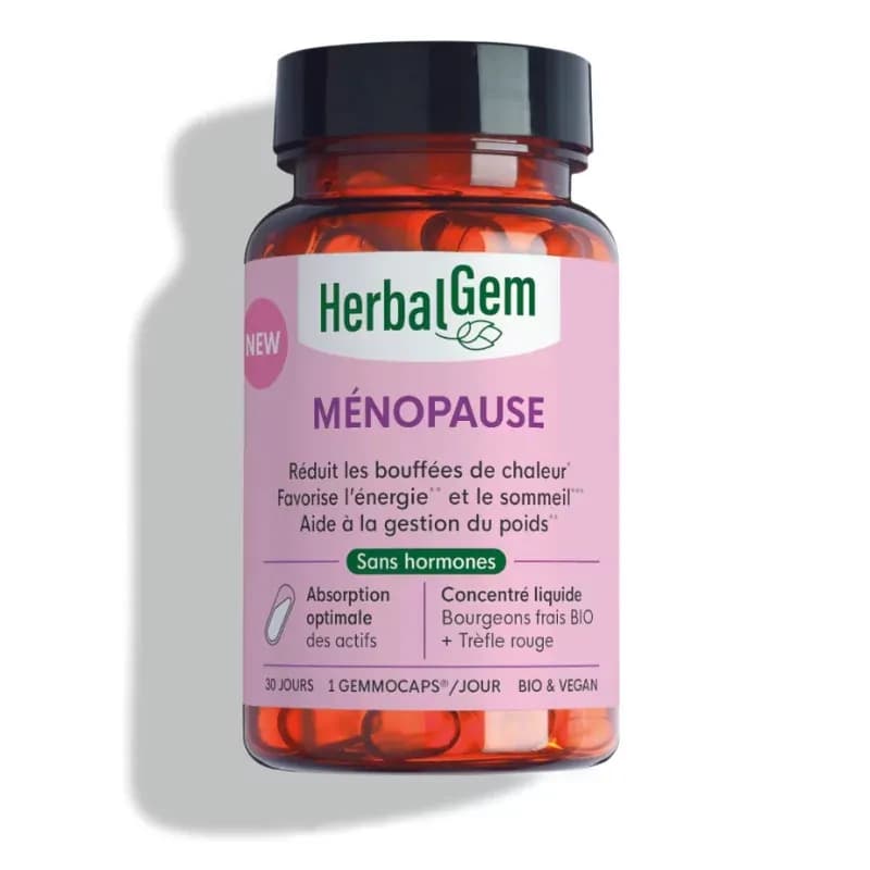 HERBALGEM GEMMOCAPS MENOPAUSE 30 — Pharmacie St Honoré - Amiens