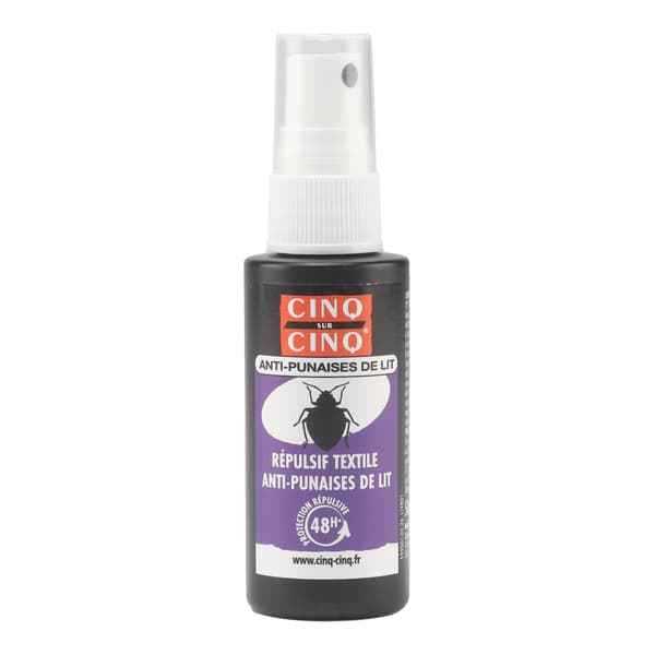CINQ/CINQ REPULS PUNAISE LIT 50ML — Pharmacie Pharmagreen Boucicaut