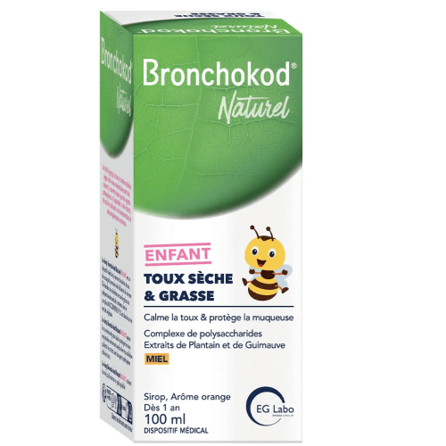 BRONCHOKOD NAT ENF TX S/G MIE100ML — Pharmacie des Chalâtres