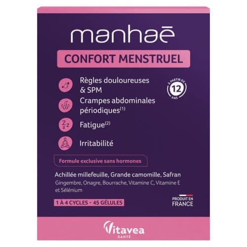MANHAE CONFORT MENSTRUEL GELUL45 — Pharmacie Lafayette Daloy