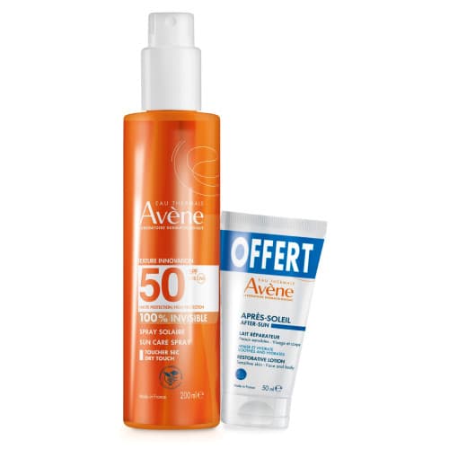 AVENE SOL SPF50 SPR 200ML+LAIT OFF — Pharmacie Du Village Santé