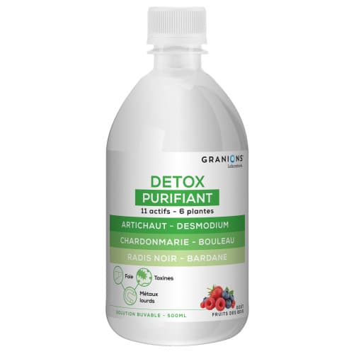GRANIONS DETOX DRINK 500ML — Pharmacie Lafayette de Roubaix