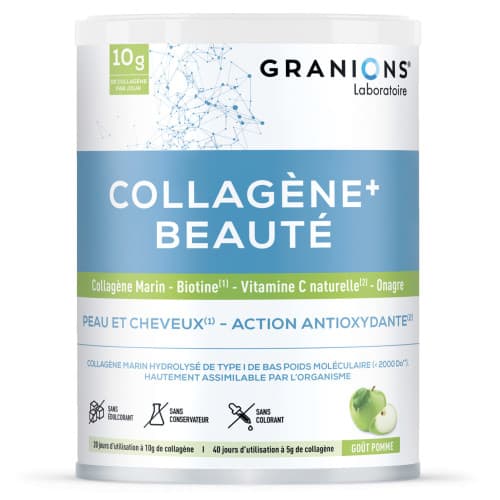GRANIONS COLLAGENE+ BEAUTE POMME — Pharmacie de la Gare