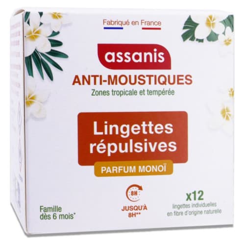 ASSANIS A/MOUST LINGETTE MONOI X12 — Pharmacie du Triangle