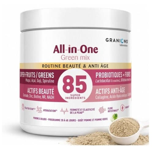 GRANIONS ALL IN ONE GREEN FR ROUGE — Pharmacie de la Gare