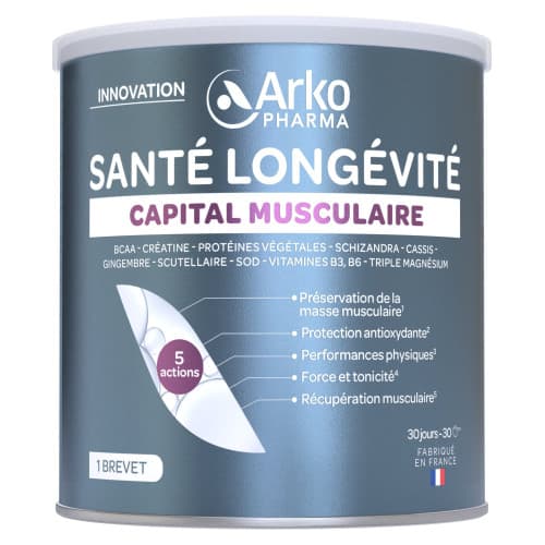 ARKOPHARMA CAPITAL MUSCULAIRE 285G — Pharmacie plaisance