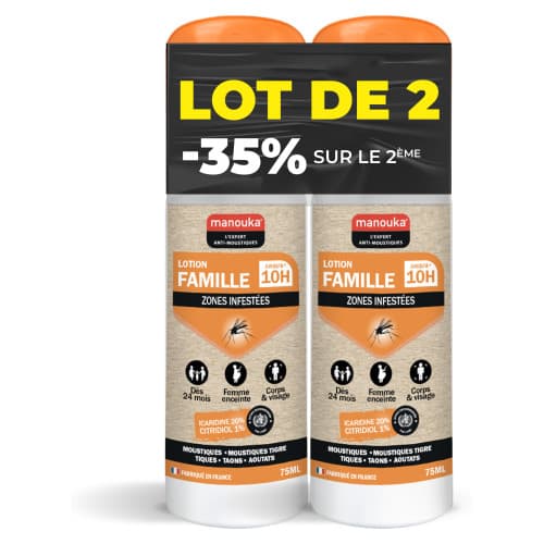 MANOUKA LOTION FAMILLE 75ML X2 — Pharmacie Du Pont Nely - Trouville-sur-Mer