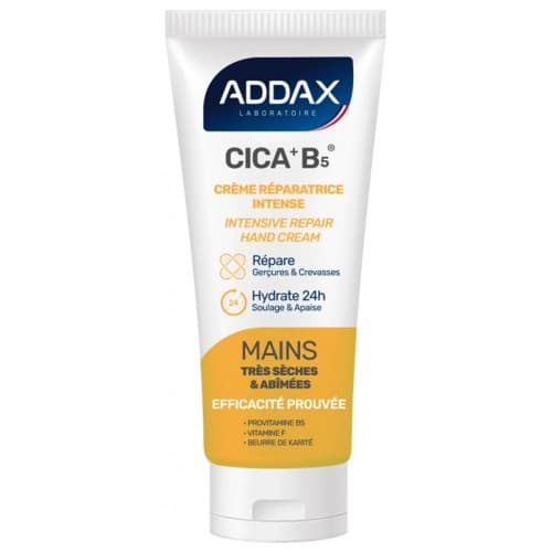 ADDAX CICA+B5 CR MAINS REPAR 50ML — Pharmacie Européenne 24/24 de la place de clichy