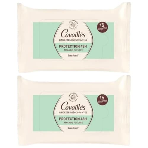 CAVAILLES DEO PROT 48H LINGETTE X2 — Pharmacie Lafayette Daloy
