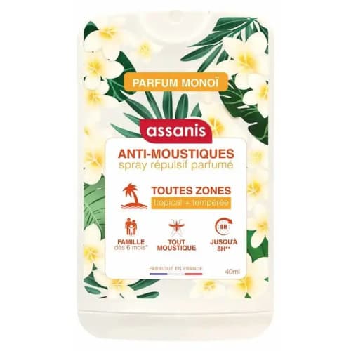 ASSANIS SPRAY ANTI MOUSTIQUE MONOI TROPIC — Pharmacie de la Gare Montparnasse
