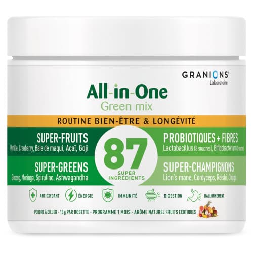 GRANIONS ALL IN ONE GREEN FRAM KIW — Pharmacie de la Gare