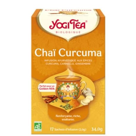 YOGI TEA CURCUMA CHAI SACH 17 — Pharmacie Lafayette Bordeaux