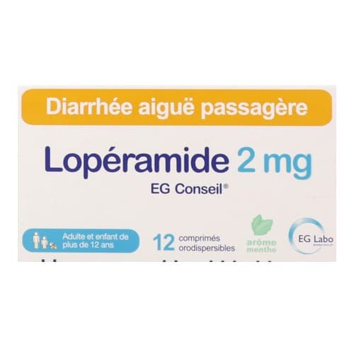 LOPERAMIDE 2MG EG CONS CPR ORO 12 — Pharmacie Lamarck