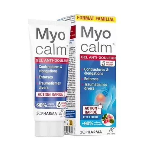 3 C MYOCALM GEL 100ML — Pharmacie Européenne 24/24 de la place de clichy