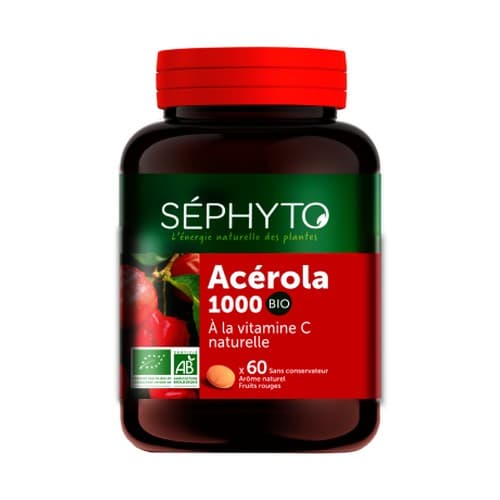 SEPHYTO ACEROLA 1000MG CPR 60 — Pharmacie Lafayette de Roubaix