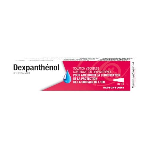 DEXPANTHENOL GEL OPHTALMIQUE 10G — Pharmacie porte de la villette