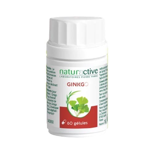 NATURACTIVE GINKGO GELULE 60 — Pharmacie Dall'oglio Poillevey