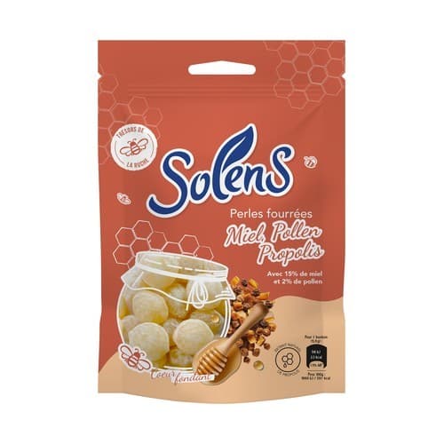 SOLENS PERLE MIEL/POLL/PROPOL 100G — Pharmacie Tasseel