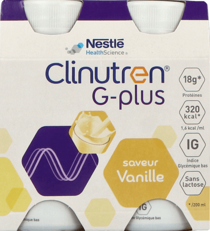 CLINUTREN G+ VANIL BOUT 200MLX4 — Pharmacie Tocaven - Bordeaux