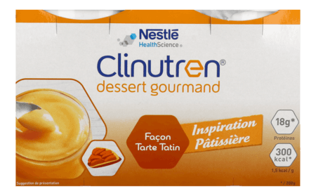 CLINUTREN DESS GOURM TATIN 200GX4 — Pharmacie Tocaven - Bordeaux