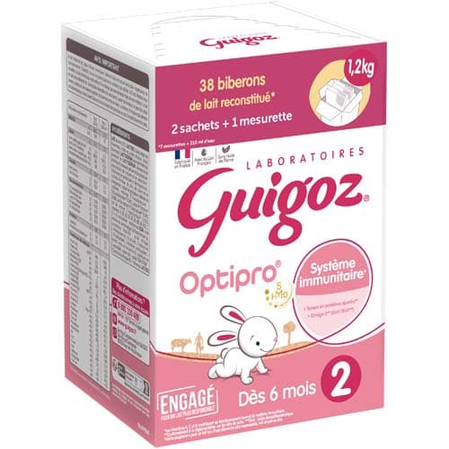 GUIGOZ LAIT OPTIPRO 2AGE PDR.1,2KG — Pharmacie Lafayette Daloy