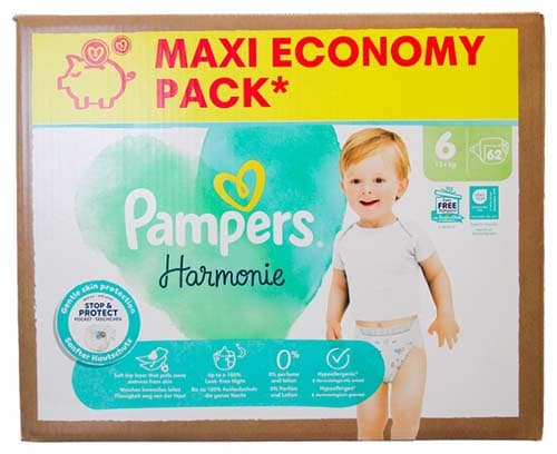 COUCH PAMPERS HARMONIE MAXI T6 62 — Pharmacie Rive Droite - Versailles