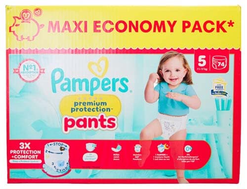 PAMPERS PANTS PREM PROT MAX T5 74 — Pharmacie Dionysienne