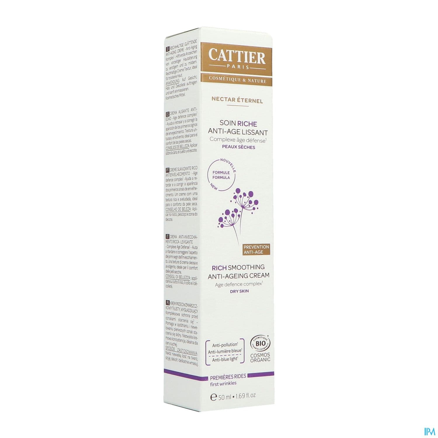 CATTIER SOIN A/AGE RICHE 50ML — Pharmacie Centrale Elsie