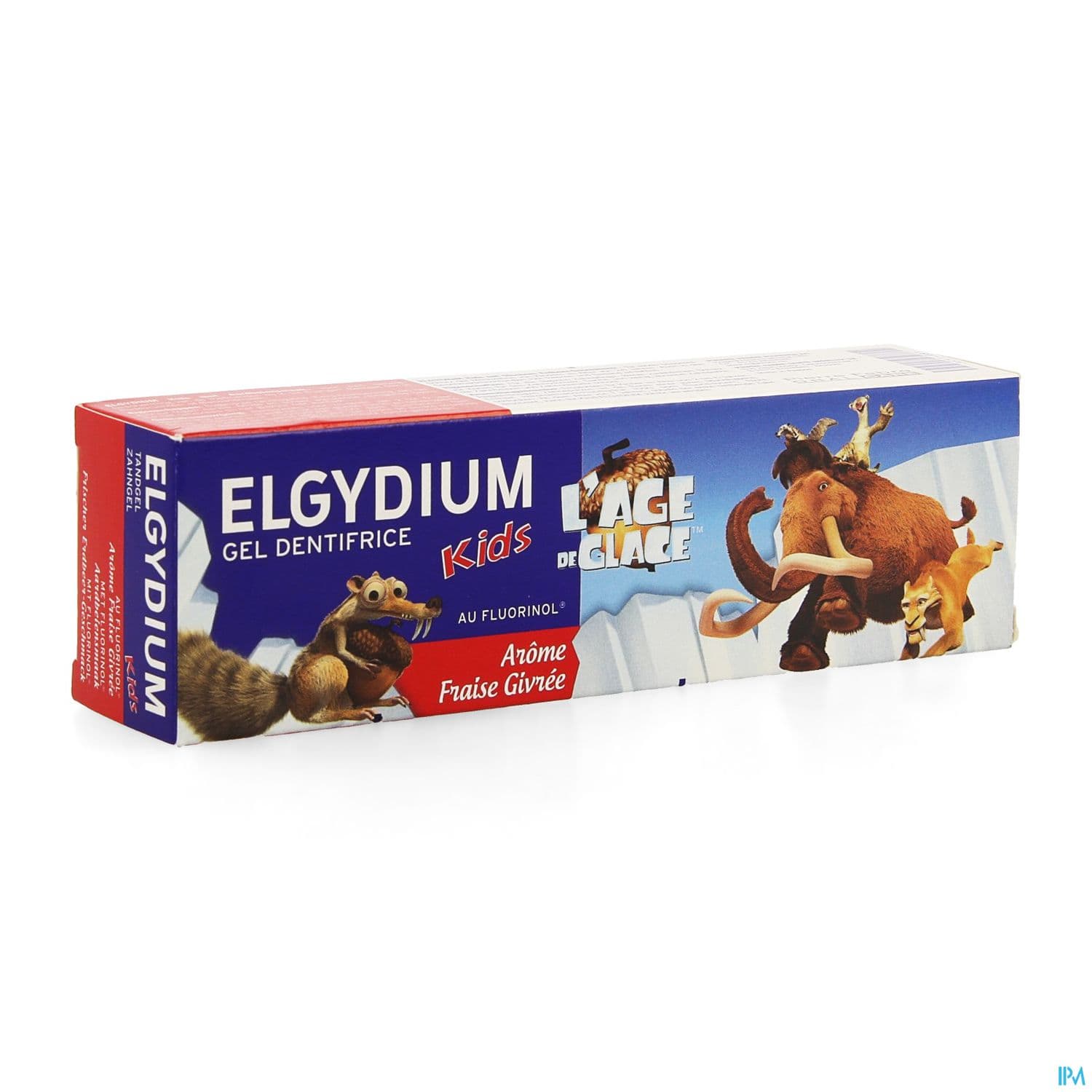 Elgydium Kids Dentifr. Fraise Ice Age 2-6ans 50ml — Pharmacie de Bourran by Nexum