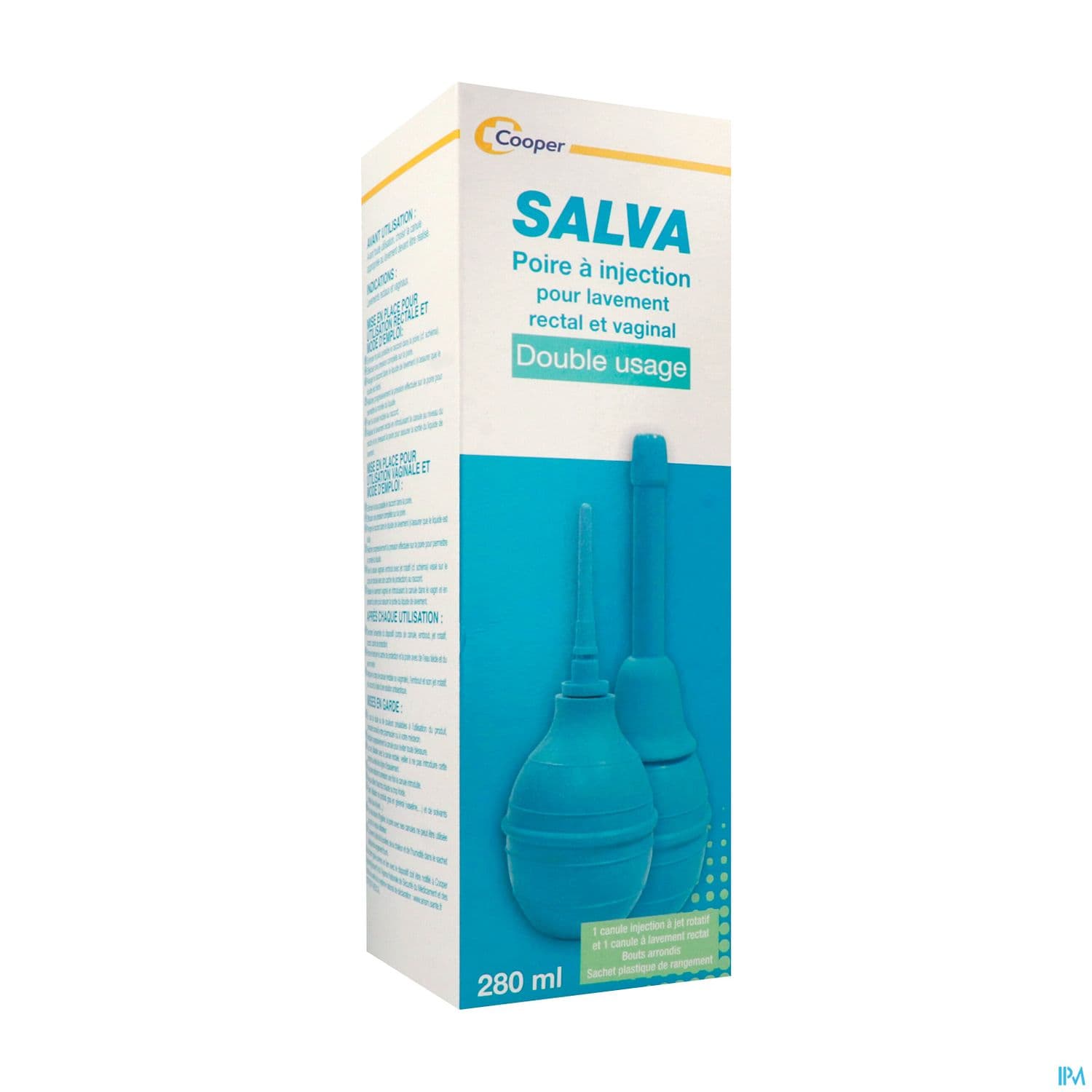 POIRE LAV INJECTION SALVA 280ML — Pharmacie Européenne 24/24 de la place de clichy