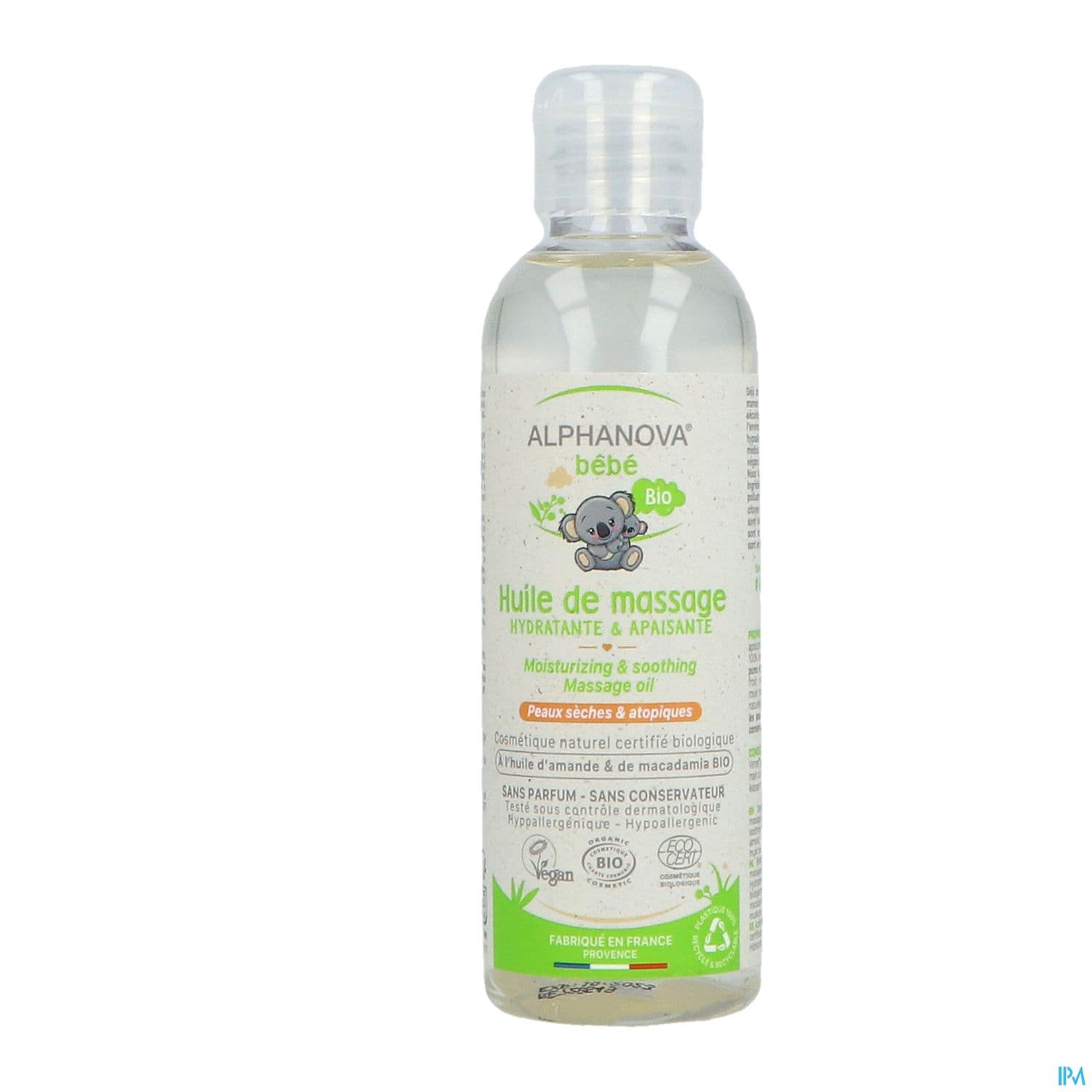 Alphanova Bebe Huile De Massage Bio 100ml — Pharmacie Lillenium Lille by Nexum