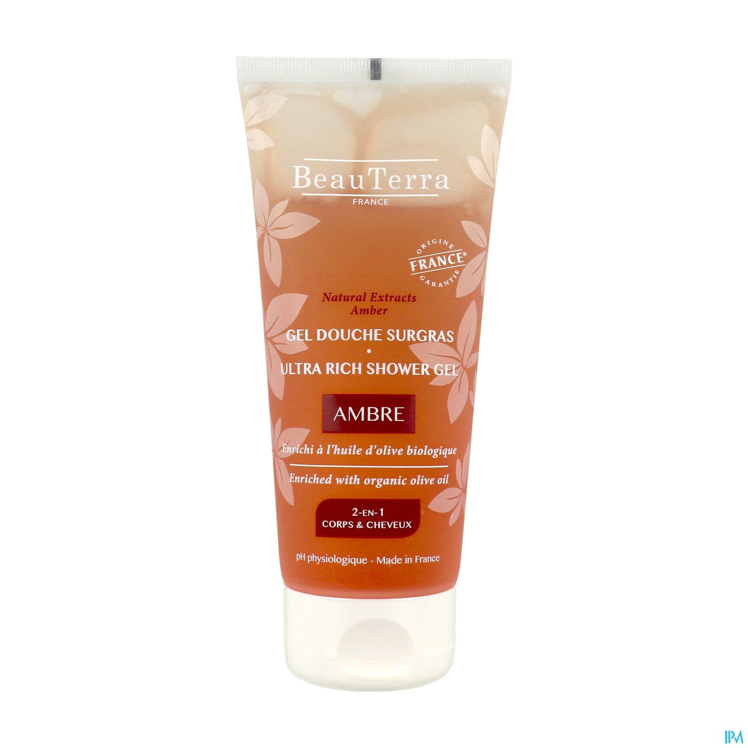 BEAUTERRA GEL DCH AMBRE 200ML — Pharmacie Jeanne D'Arc