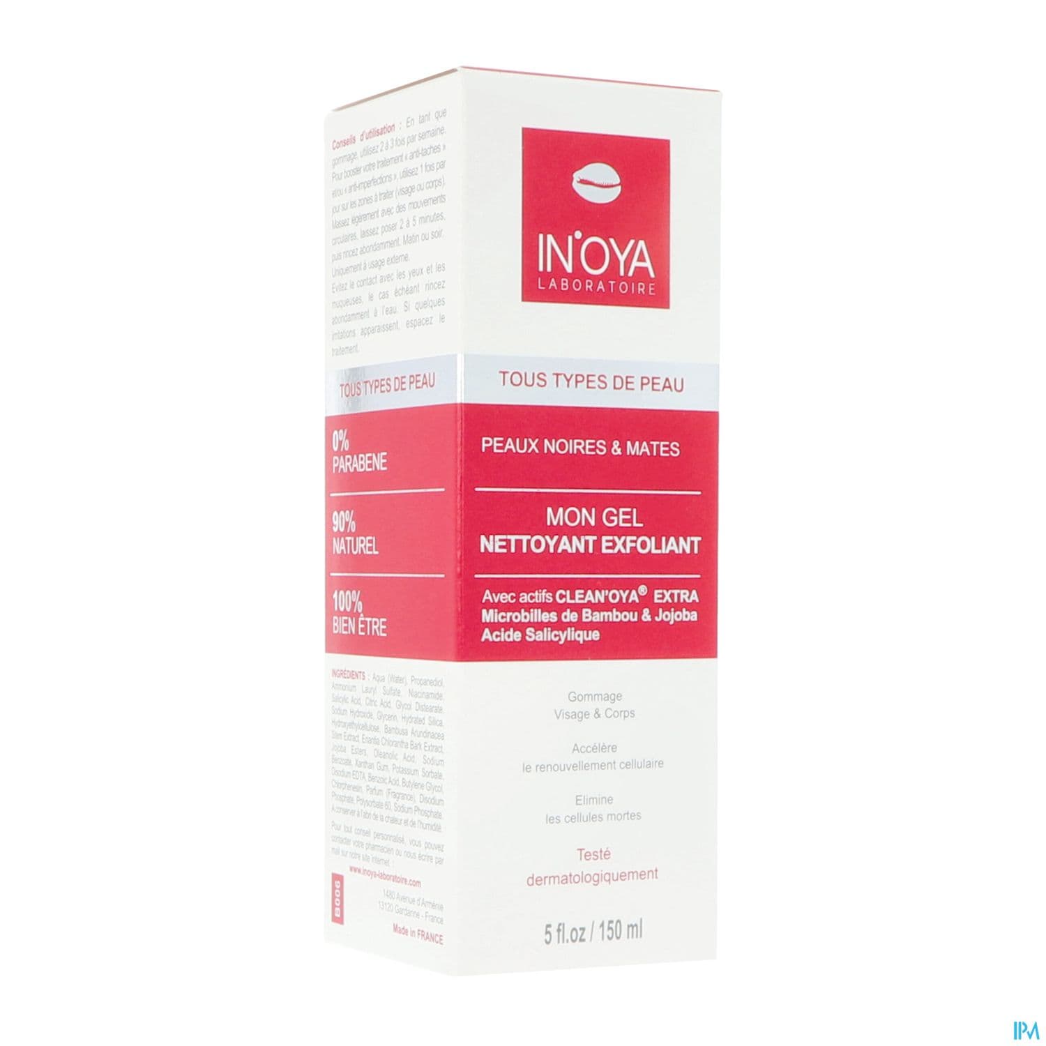 IN'OYA CLEAN'OYA GEL NET EXFO150ML — Pharmacie Fontaine Tours